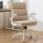 Executive Office Chair with Flip-Up Armrests 3-Stage Lumbar