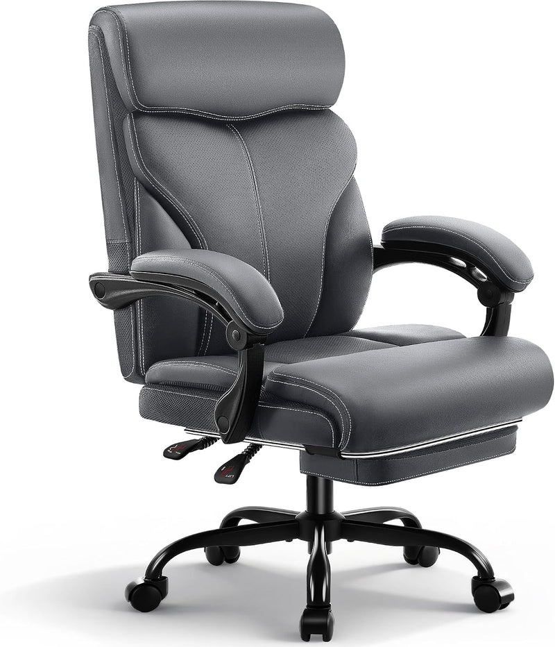 Executive Office Chair with Footrest Armrests 180KG