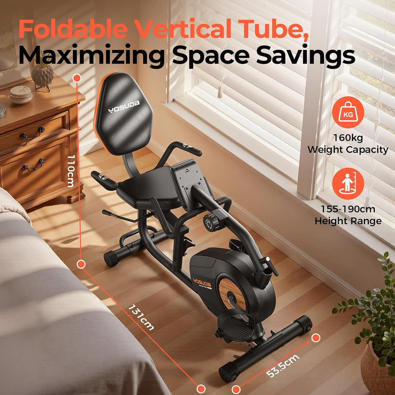 Exercise Bike 16-Level Resistance 160KG Capacity