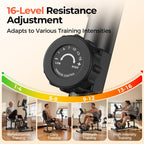 Exercise Bike 16-Level Resistance 160KG Capacity