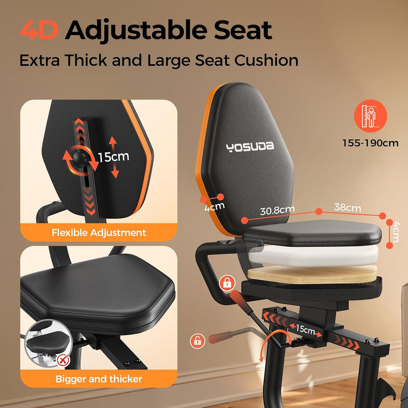 Exercise Bike 16-Level Resistance 160KG Capacity