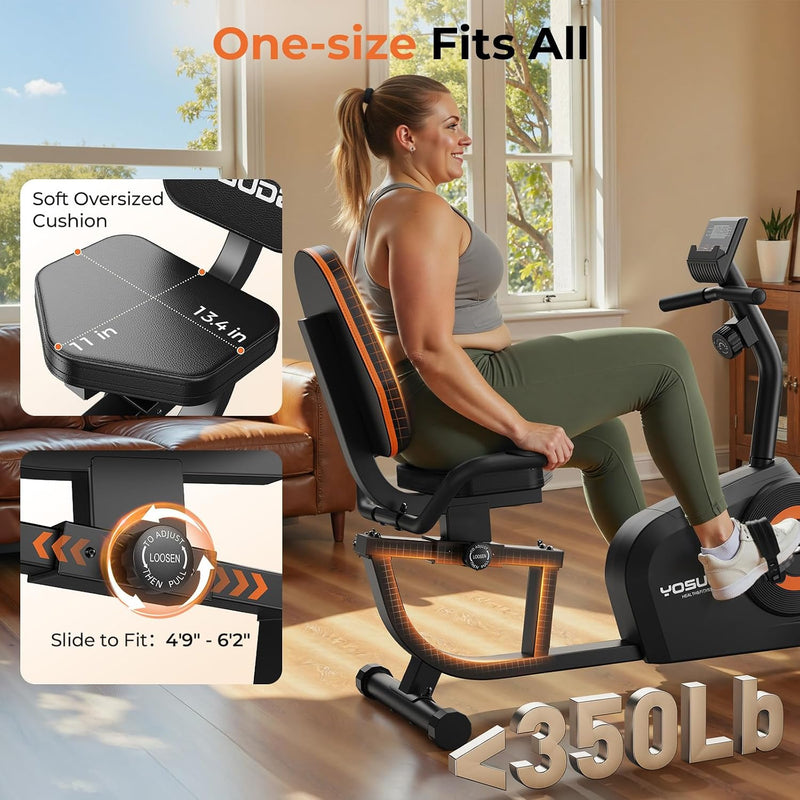Exercise Bike 16-Level Resistance 160KG Capacity