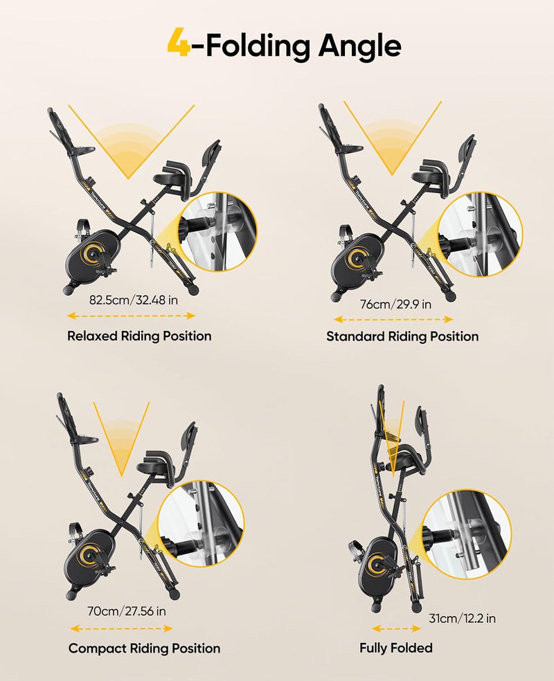 Exercise Bike 5-In-1 Folding for Home Use