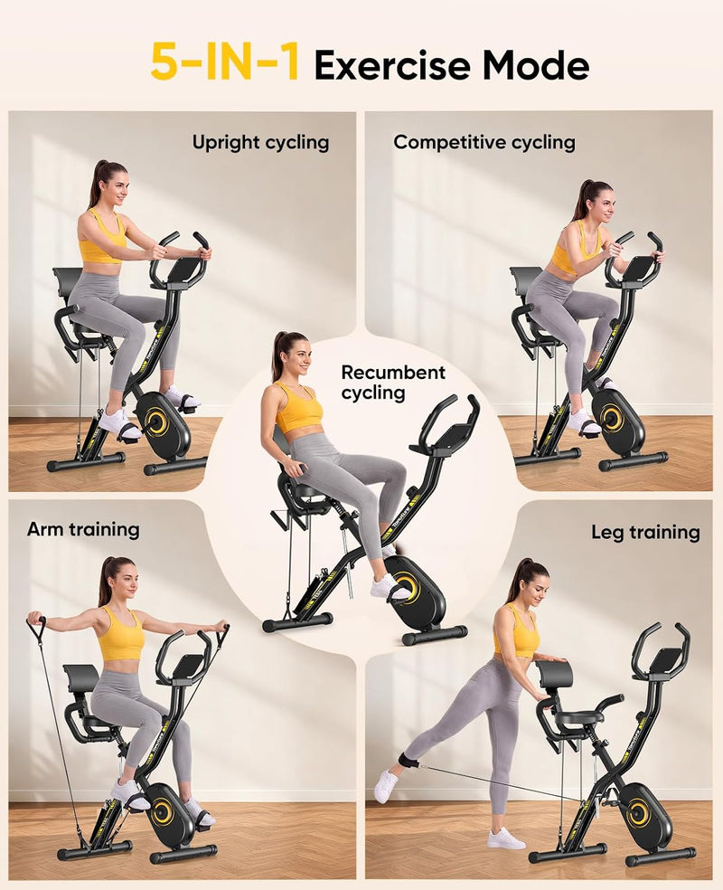 Exercise Bike 5-In-1 Folding for Home Use