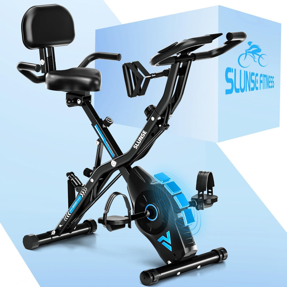 Exercise Bike 5-In-1 Quiet Folding Bikes for Home