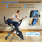 Exercise Bike 5-In-1 Quiet Folding Bikes for Home