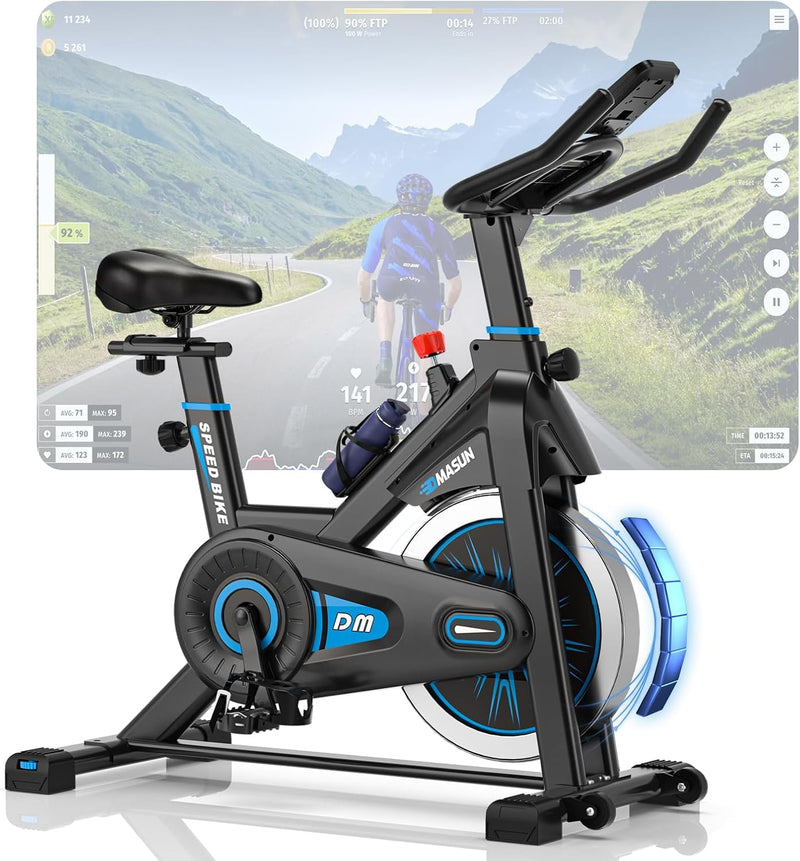 Exercise Bike Professional Spin with Super Quiet Magnetic