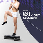 Exercise Steps with Adjustable 2 Step Level Heights