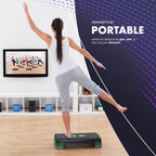 Exercise Steps with Adjustable 2 Step Level Heights
