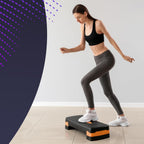 Exercise Steps with Adjustable 2 Step Level Heights