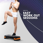 Exercise Steps with Adjustable 2 Step Level Heights