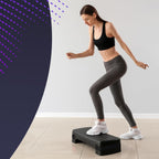 Exercise Steps with Adjustable 2 Step Level Heights
