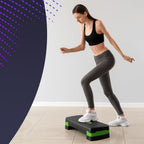 Exercise Steps with Adjustable 2 Step Level Heights