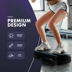 Exercise Steps with Adjustable 2 Step Level Heights