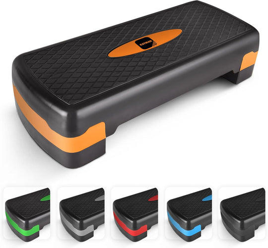 Exercise Steps with Adjustable 2 Step Level Heights