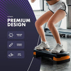 Exercise Steps with Adjustable 2 Step Level Heights