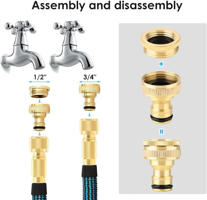 Expandable Garden Hose Leak-Proof Retractable