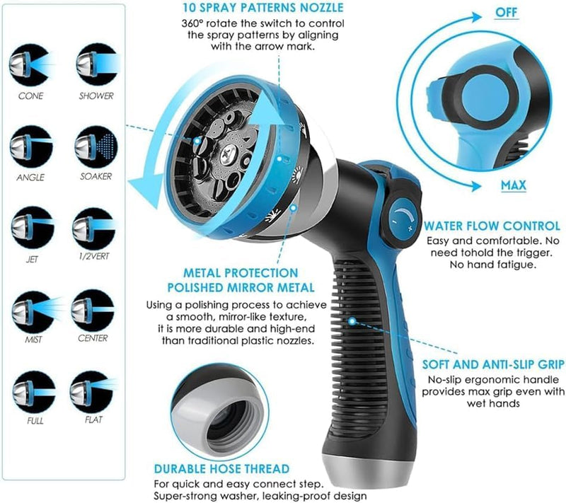 Expandable Garden Hose Leak-Proof Retractable