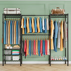 Expandable Wardrobe and Closet Organiser Freestanding Clothes