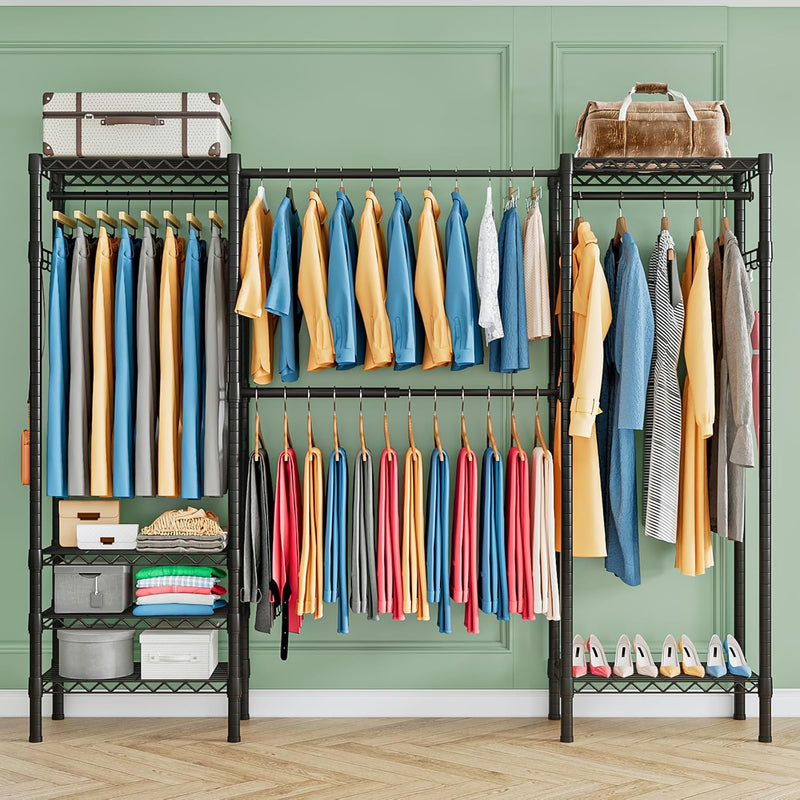 Expandable Wardrobe and Closet Organiser Freestanding Clothes