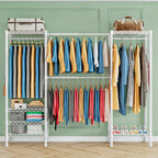 Expandable Wardrobe and Closet Organiser Freestanding Clothes