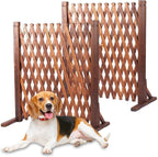 Expanding Fence Panels Pair Wooden Trellis Fencing Expandable