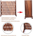 Expanding Fence Panels Pair Wooden Trellis Fencing Expandable