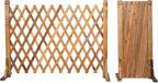 Expanding Trellis Fence Panels Garden Wood Extendable Length (2Pack)