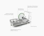 Extend Steel Expandable Dish Drainer Rack