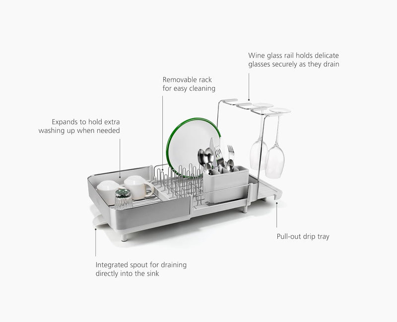 Extend Steel Expandable Dish Drainer Rack