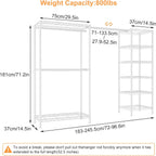 Extendable Clothes Rails Coat Racks for Hanging Length