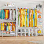 Extendable Clothes Rails Coat Racks for Hanging Length