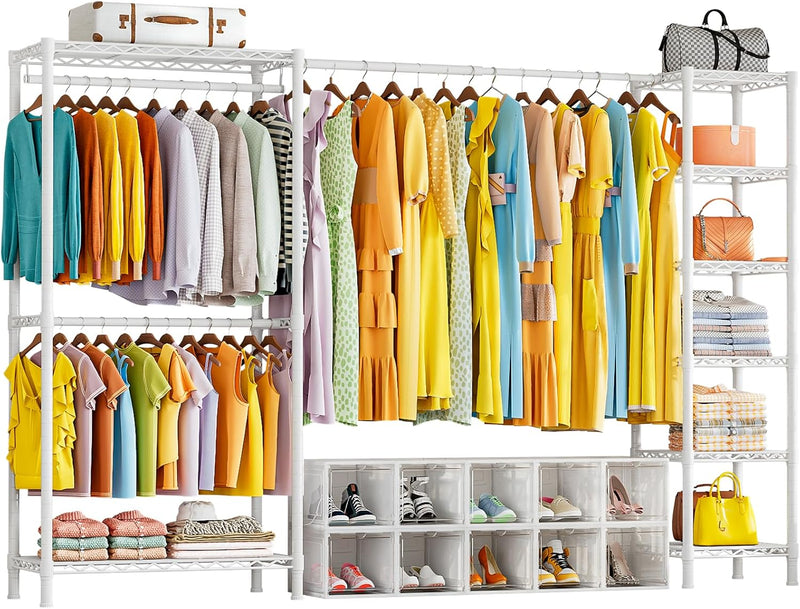 Extendable Clothes Rails Coat Racks for Hanging Length