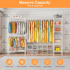 Extendable Clothes Rails Coat Racks for Hanging Length