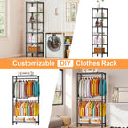 Extendable Clothes Rails Coat Racks for Hanging Length