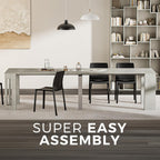 Extendable Console Table with Extension Leaves Holder