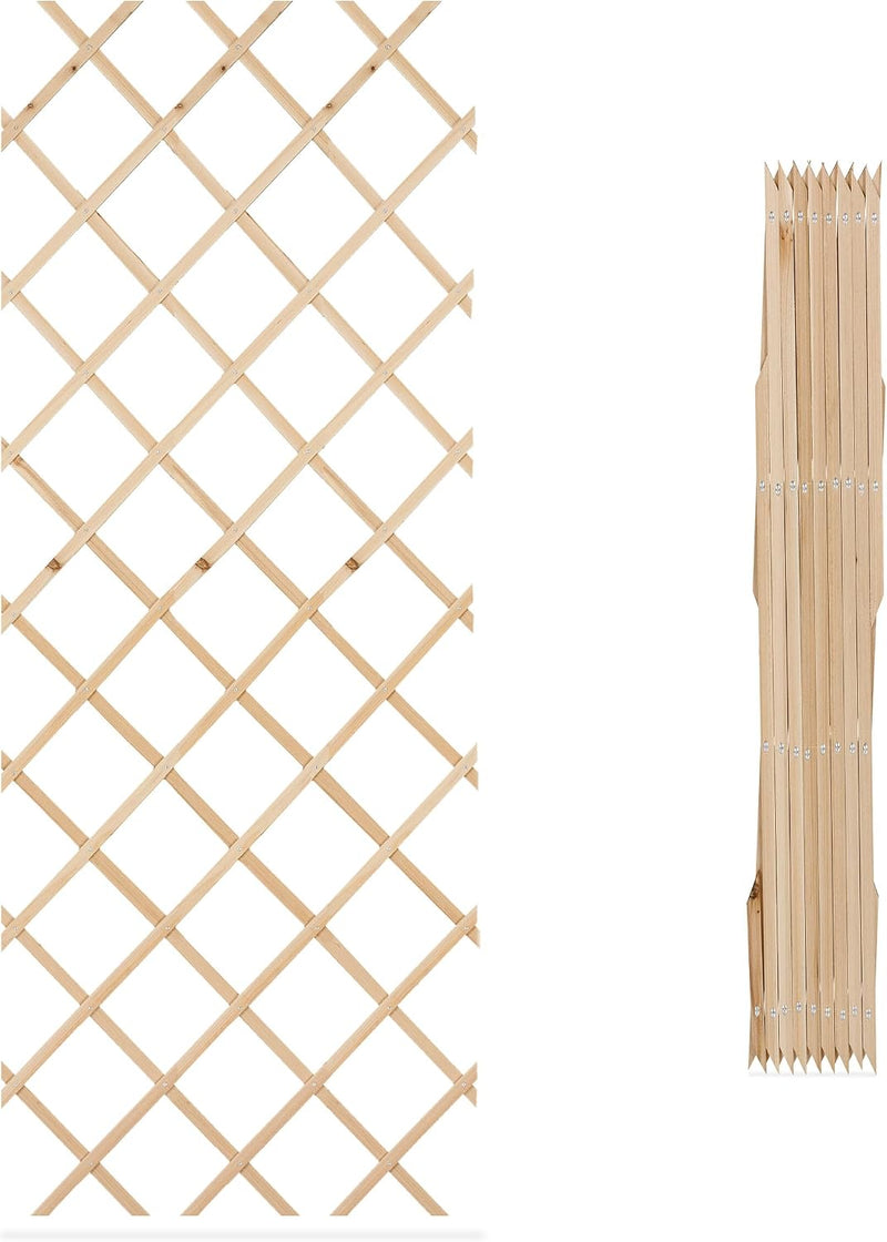 Extendable Trellis 180 X 90CM Wood Wall-Mounted (Set of 3)