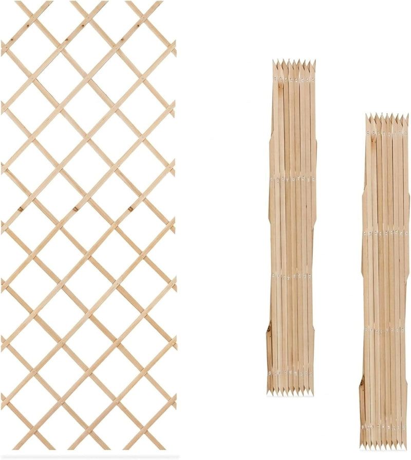 Extendable Trellis 180 X 90CM Wood Wall-Mounted (Set of 3)