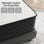 Extra Firm Mattress 10 Inch 7-Zone Hybrid