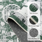 Extra Large Area Rug Non-Slip Washable