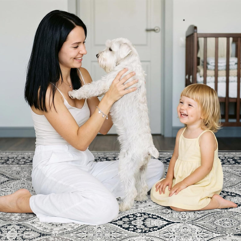 Large Washable Rug Non