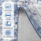 Extra Large Area Rug Non-Slip Washable