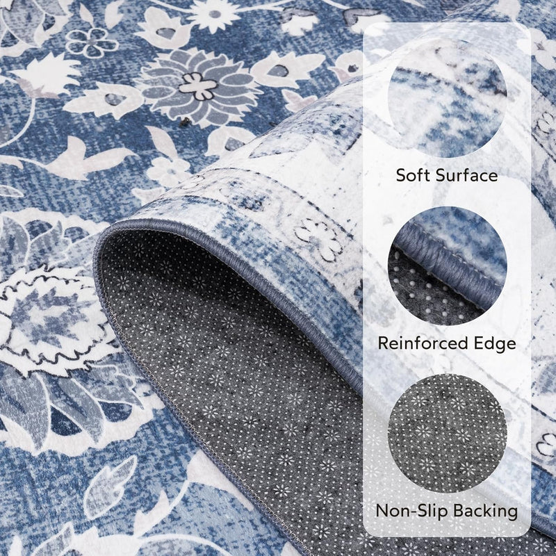 Large Washable Rug Non