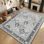 Extra Large Area Rug Non-Slip Washable