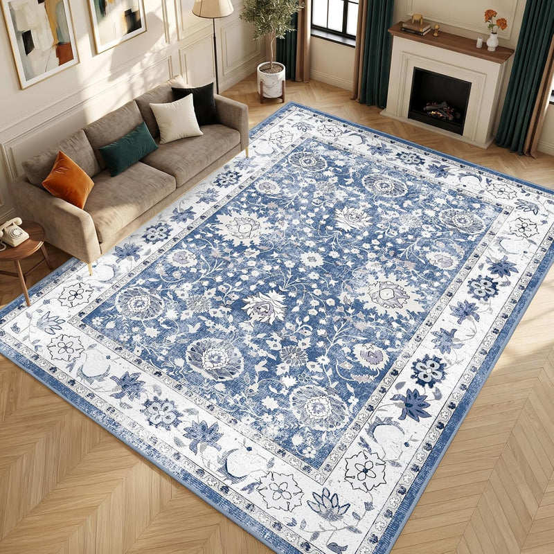 Large Washable Rug Non
