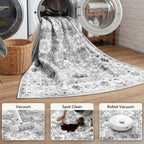 Extra Large Area Rug Non-Slip Washable