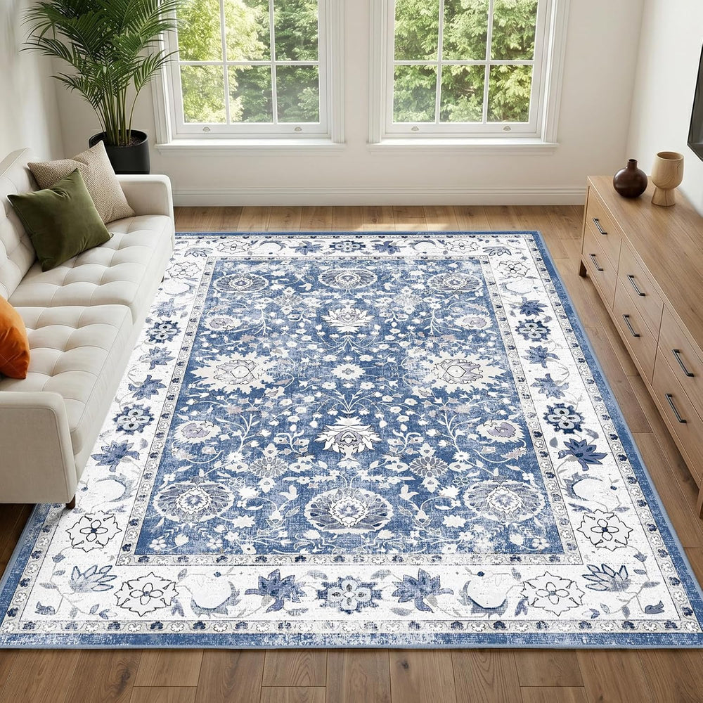 Extra Large Area Rug Non-Slip Washable