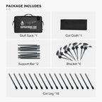 Extra Large Camping Bed Oversized Sleeping with Adjustable