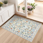 Extra Large Floral Rug for Bedroom