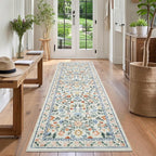 Extra Large Floral Rug for Bedroom